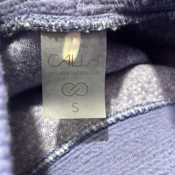 CALIA By Carrie Underwood Periwinkle Cloud Funnel Pullover S EUC - Picture 8 of 9